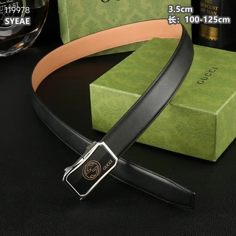 Gucci belt 自动扣 35mmX100-125cm 8L21